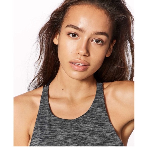 Lululemon Raise The Barre Tank Heathered Black 8 - Picture 6 of 12